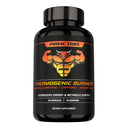 Prime Labs Thermogenic Burner bottle — orange bull mascot, 60 capsules with L-carnitine, caffeine and green tea for fat burn